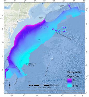 Standardized Geomorphic Classification of Seafloor Within the United States Atlantic Canyons and Continental Margin